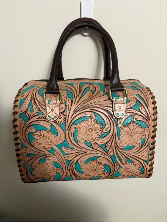 Handbags - Western Floral Hand Tooled Medium Speedy